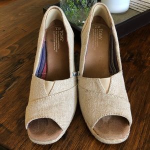 Toms Cork a Wedge